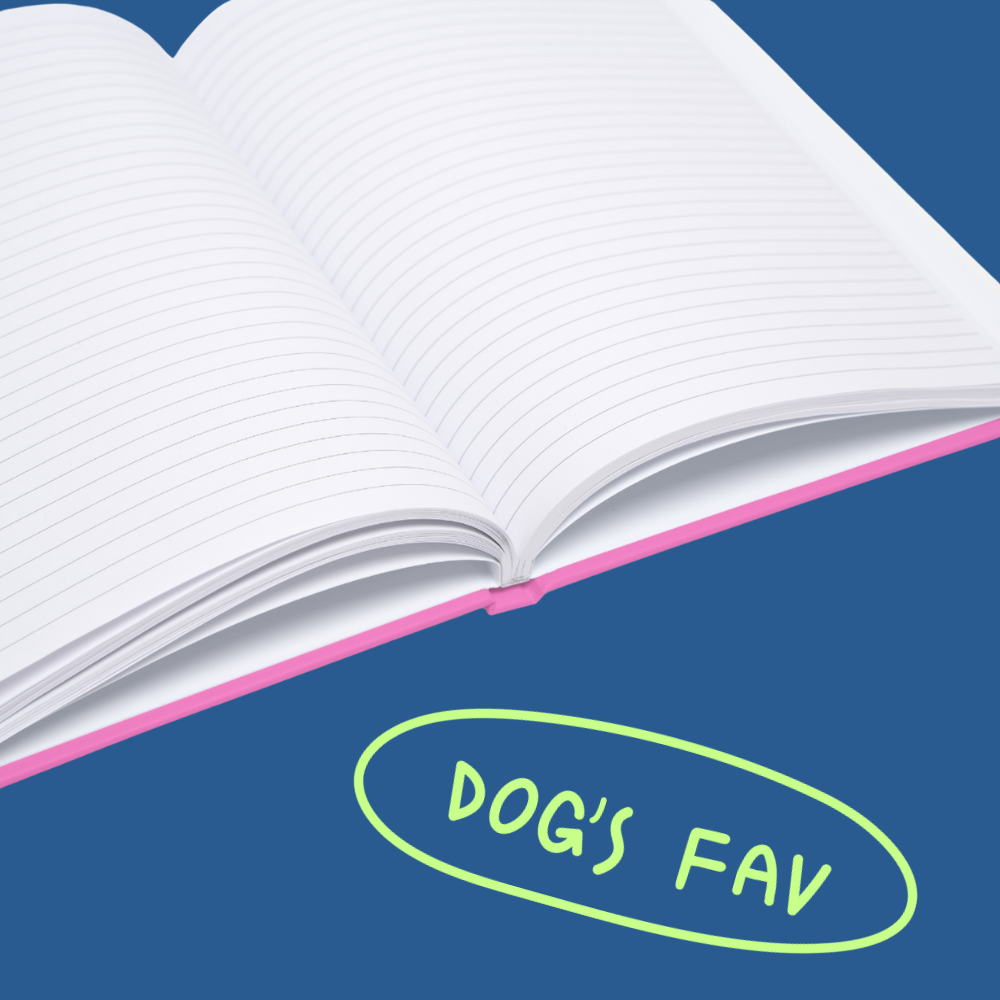 My freelance life - Hardcover notebook - hot pink