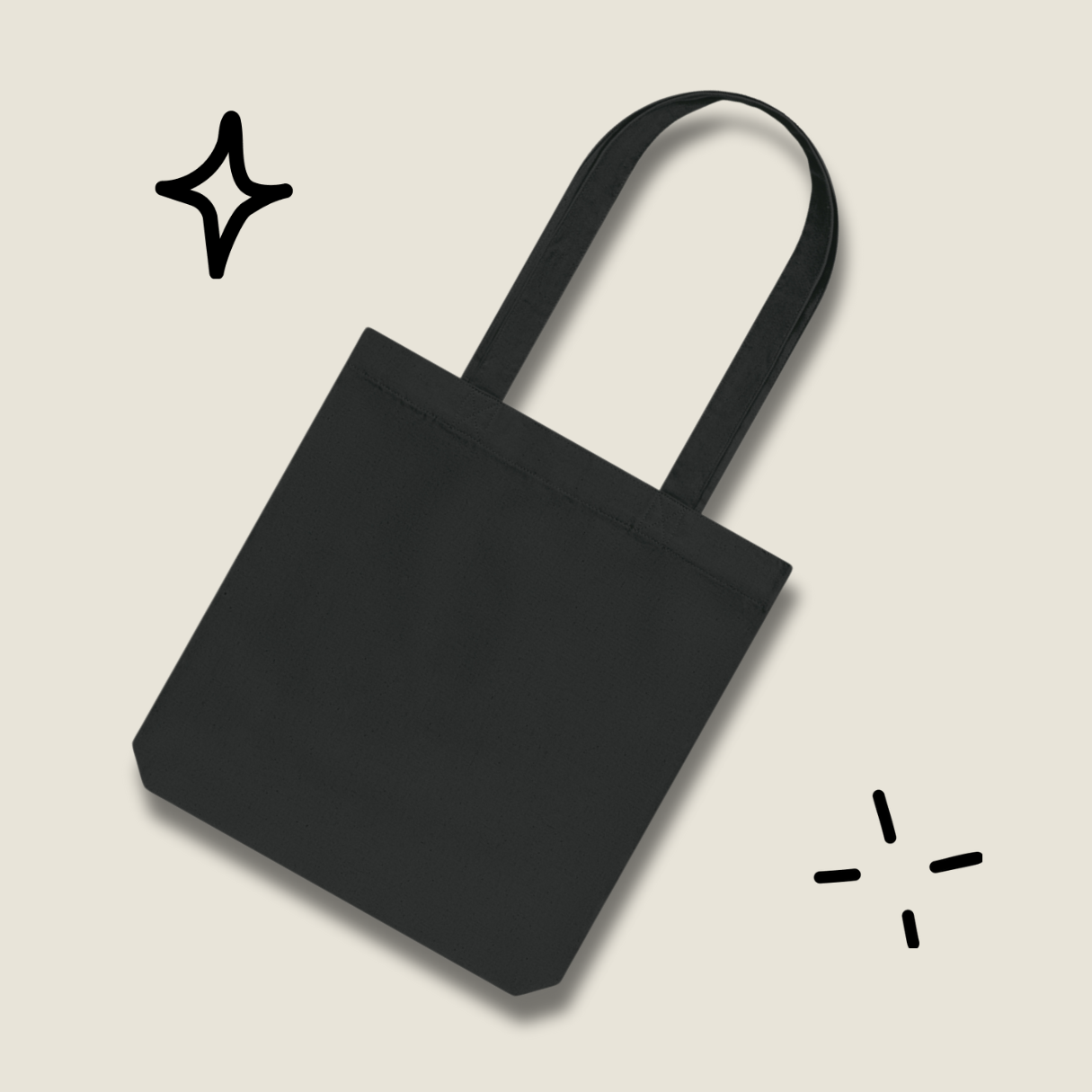 Freelancer by day, overthinker by night - Woven Tote Bag (black+white)