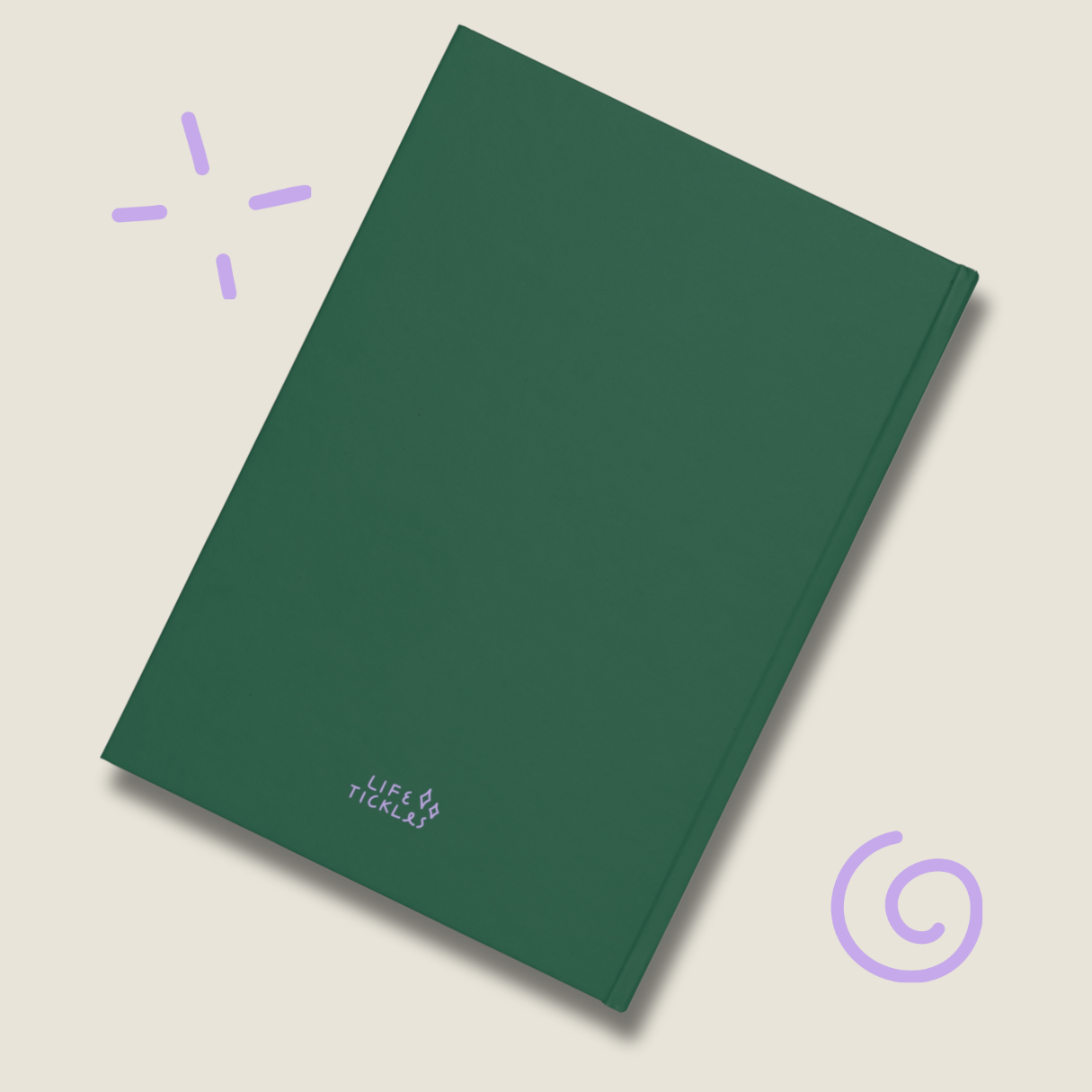 Imaginary conversations with my accountant - Hardcover notebook - green