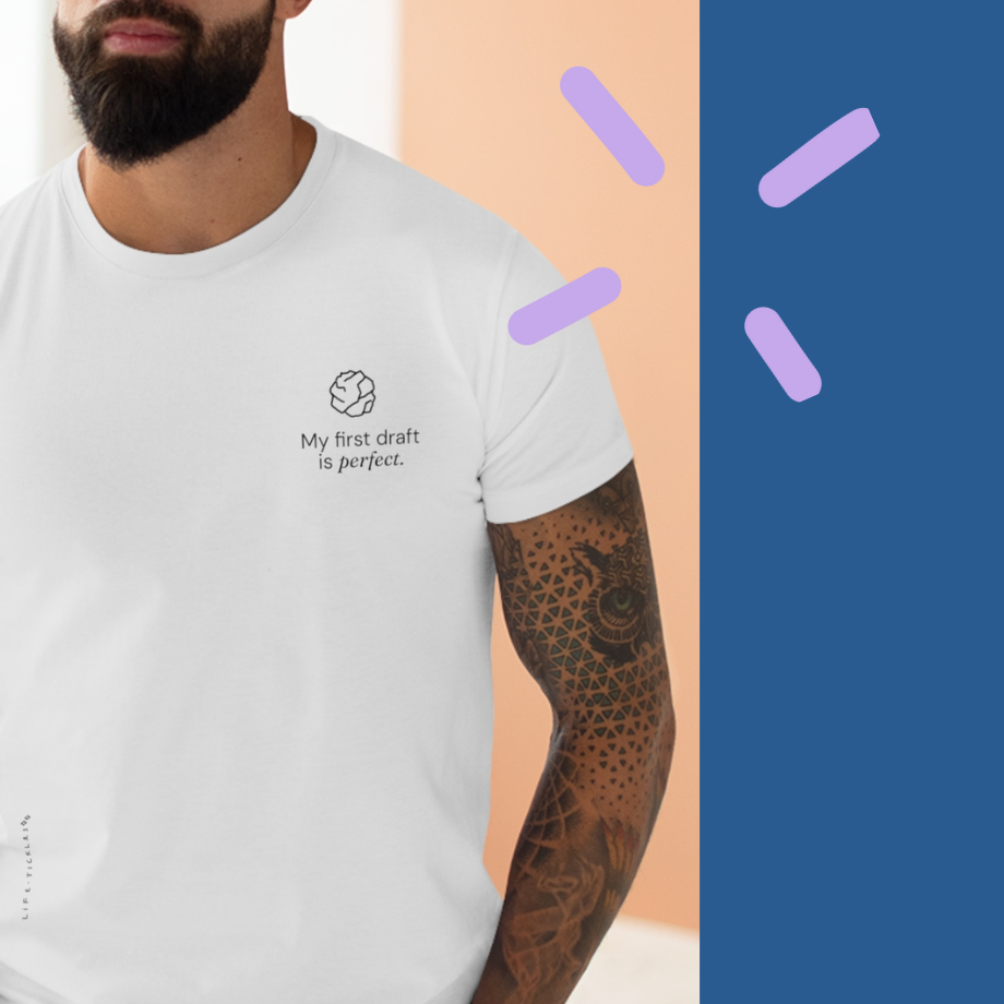 My first draft is perfect - Men’s T-shirt