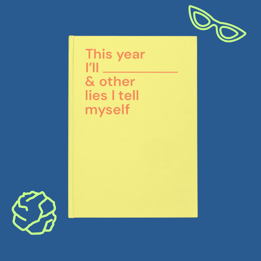 This year I’ll…- Hardcover notebook (A5) - yellow