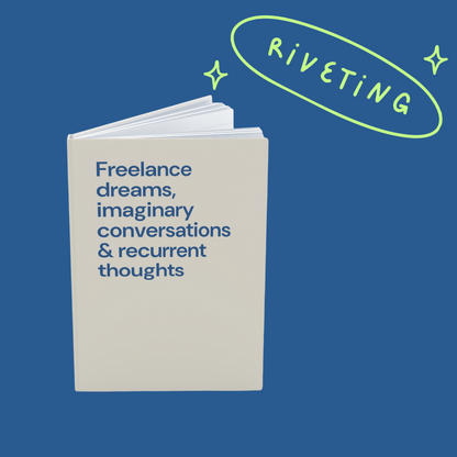 Freelance dreams - Hardcover notebook - beige