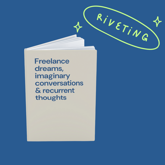Freelance dreams - Hardcover notebook - beige