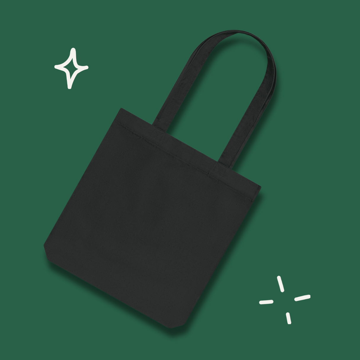 I'm a mixed bag - Woven Tote Bag (black+white)