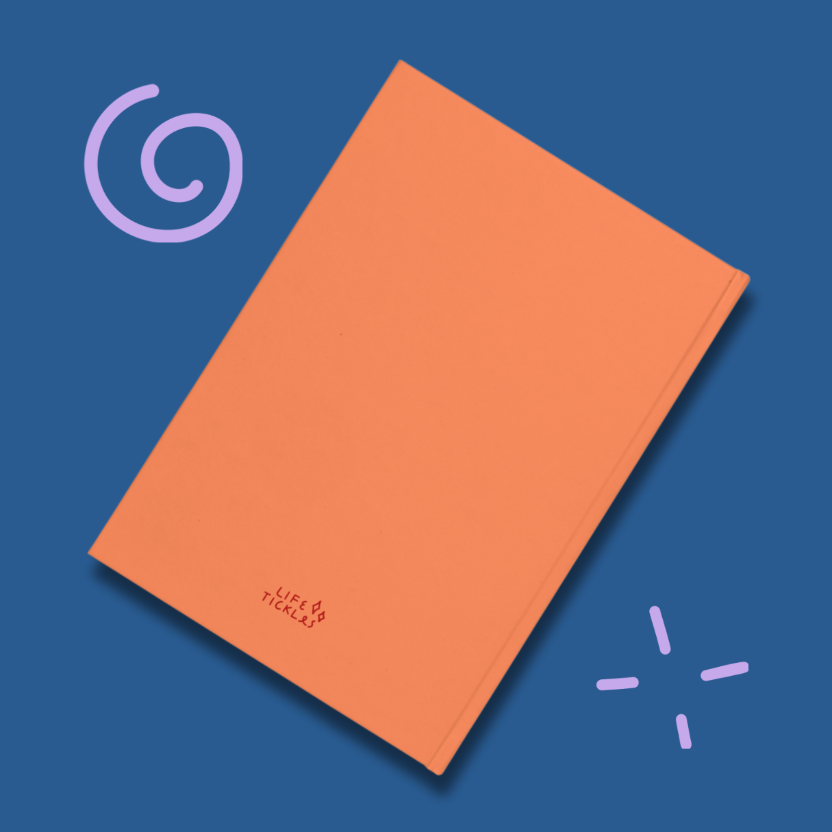 Imaginary conversations with my accountant - Hardcover notebook - orange