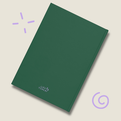 Imaginary conversations with my accountant - Hardcover notebook - green