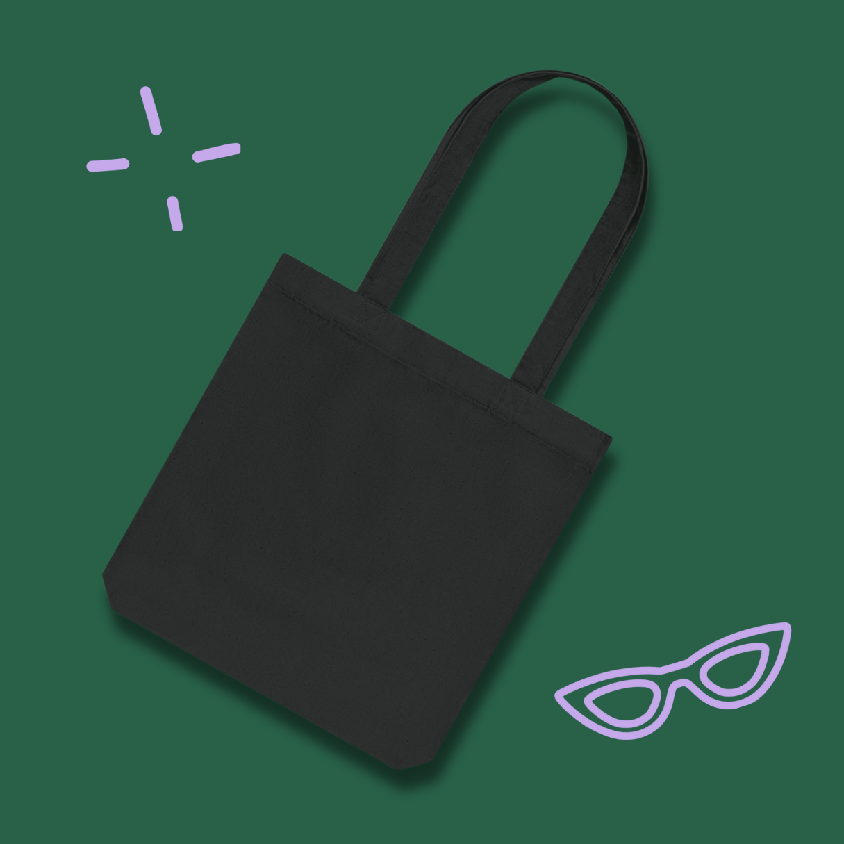 Unpaid bills & other burdens - Woven Tote Bag (text, black + white)