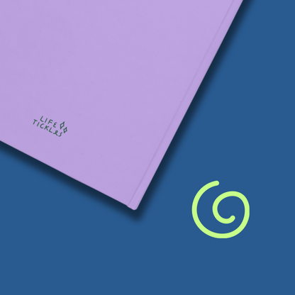 Freelance dreams - Hardcover notebook - lilac