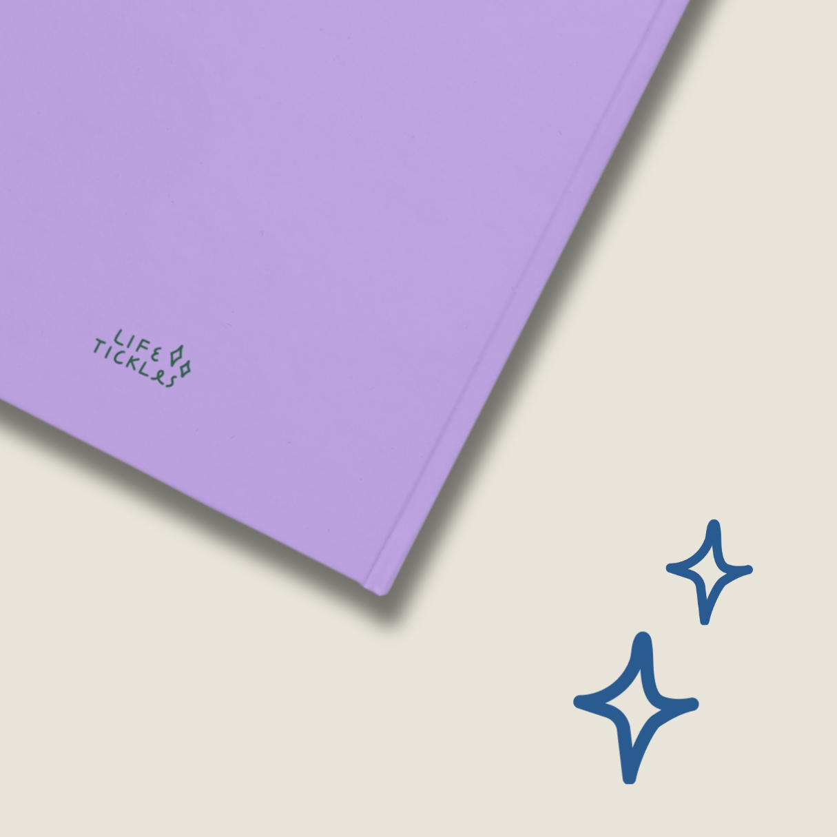Brilliant ideas I had in the shower - Hardcover notebook - lilac