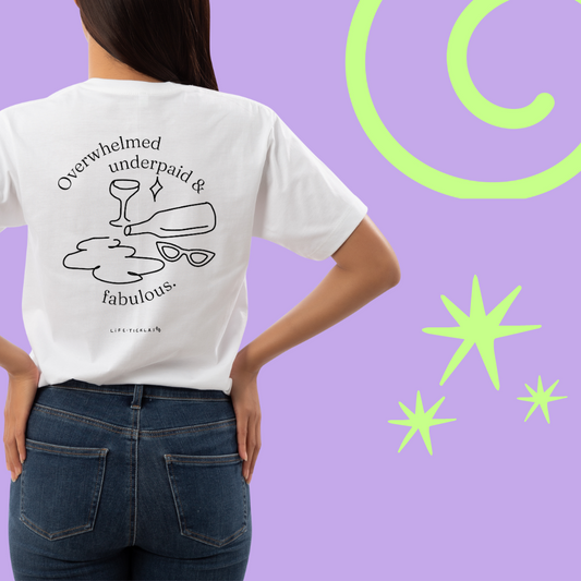 Overwhelmed, underpaid & fabulous - Women’s T-shirt