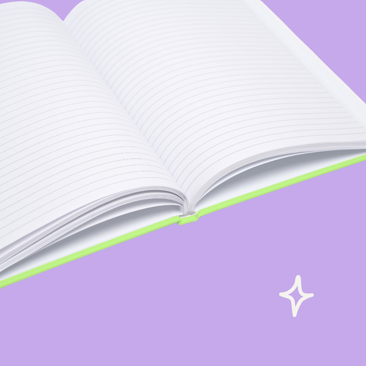 This year I’ll…- Hardcover notebook (A5) - lime